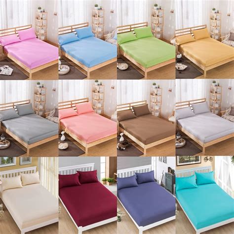 Cotton Fitted Sheets Small Double