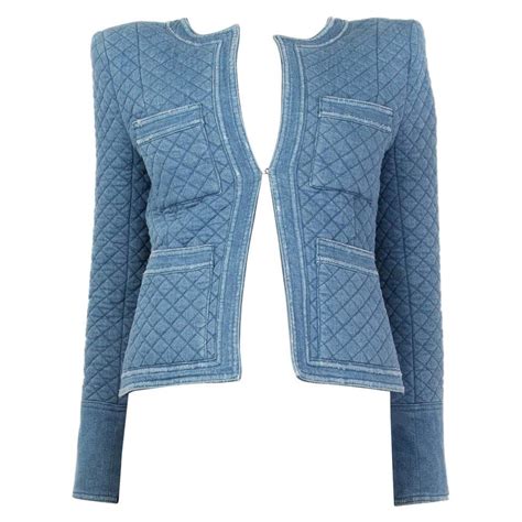 Cotton Quilted Denim Jacket