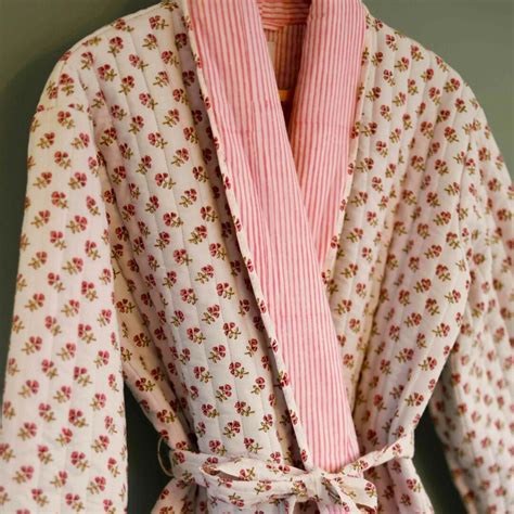 Cotton Quilted Robe