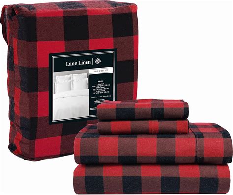 Cotton Sheets Red King