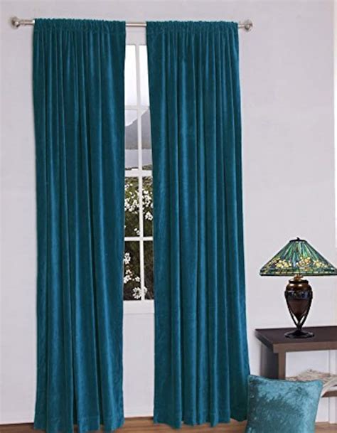 cotton velvet curtain panels