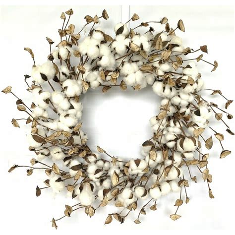 Cotton Wreath