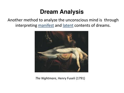 Couch Dream Analysis
