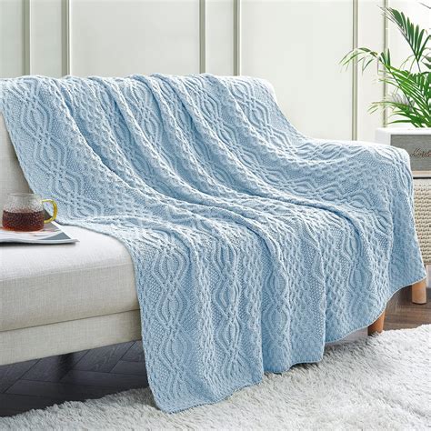 Couch Throw Blanket Blue