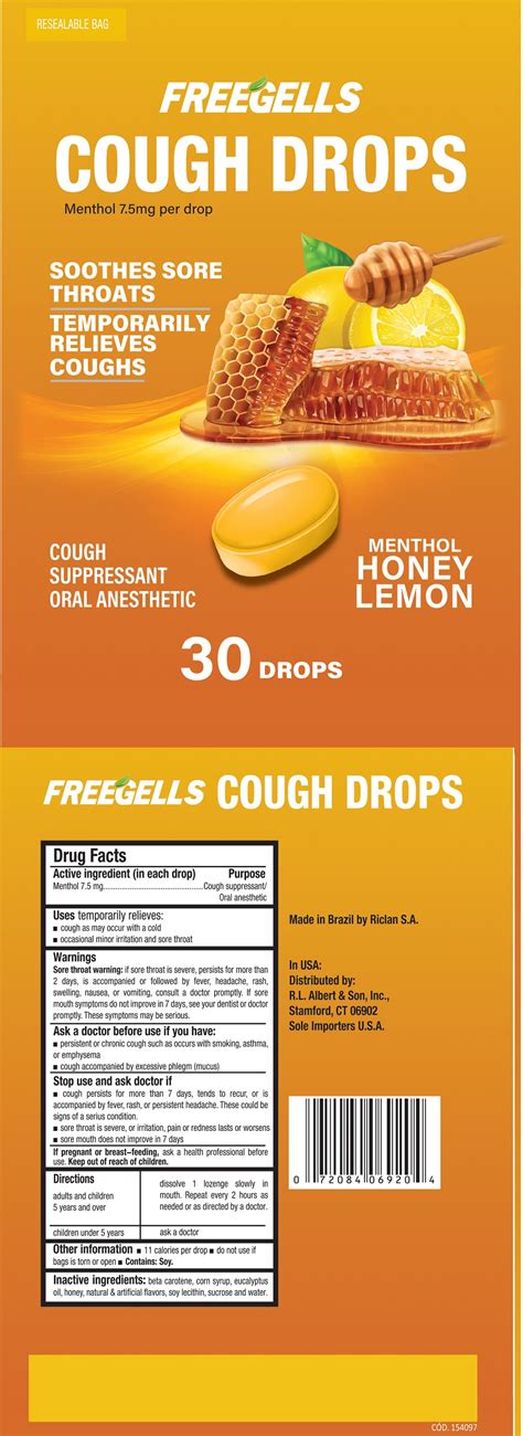 Cough Drops Generic Name