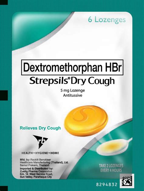 Cough Lozenges With Dextromethorphan