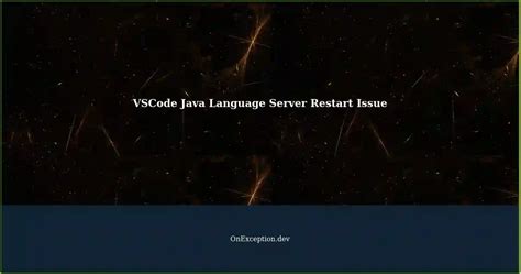 could not start client java language server