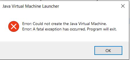 Fix Could Not Create The Java Virtual Machine In Windows 10 techcult