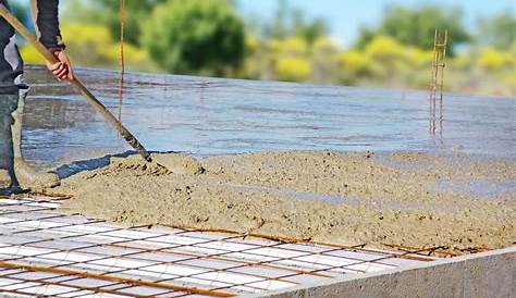 Étapes pour couler une dalle en béton d'extérieur Ideal