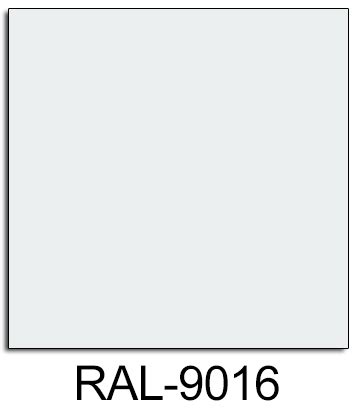 RAL 9016 Peinture RAL 9016 (Blanc signalisation) NuancierPeinture.fr