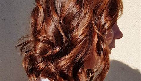 Couleur Cheveux Marron Chaud Cuivre Épinglé Sur Coiffures