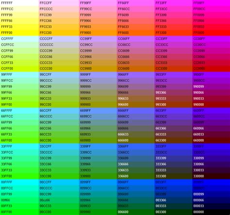hexadecimal numbers for colors Bing Hexadecimal color, Hexadecimal