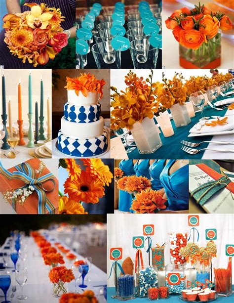 Couleur De Mariage Orange Et Bleu Turquoise Mariage Couleur Terracotta : Inspirations Et Idées Pour Votre Fête