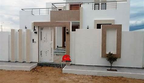 Couleur Facade Maison Moderne Tunisie Villa