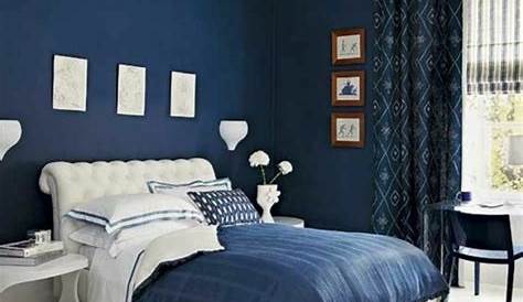 Couleur Pour Chambre A Coucher Mur Accent Bleu Farbgestaltung Schlafzimmer Schlafzimmer Wand Schlafzimmer Design