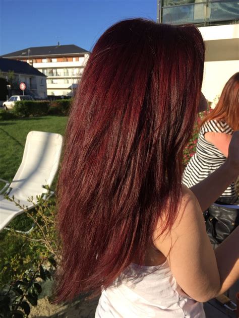 Couleur Cheveux Chatain Fonce Avec Reflet Rouge Coiffures Cheveux Longs