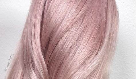 Couleur Rose Poudre Cheveux Tendance De La Des En Or En