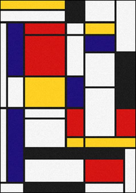PRIMAIRES avec MONDRIAN Le tour de mes couleurs Mondrian peinture