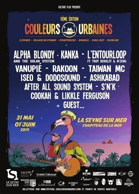 Festival Couleurs Urbaines 2019 à La SeynesurMer (83) du 31 mai au 01