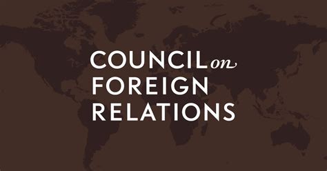 Council For Foreign Relations
