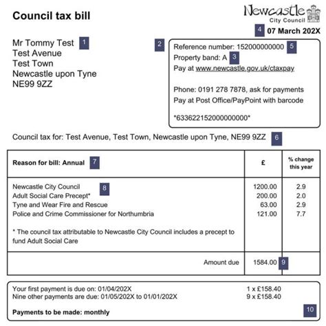 council tax payments newcastle city council