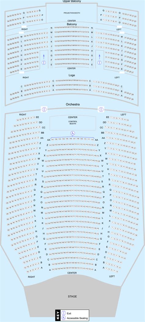 count basie theatre seating chart