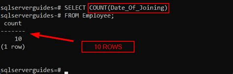 Count Date Postgresql