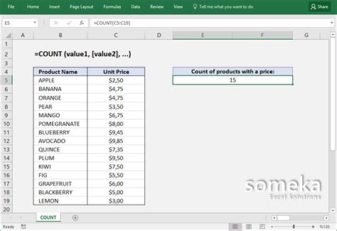 Count Lines Excel