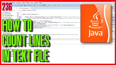 Count Lines Using Java