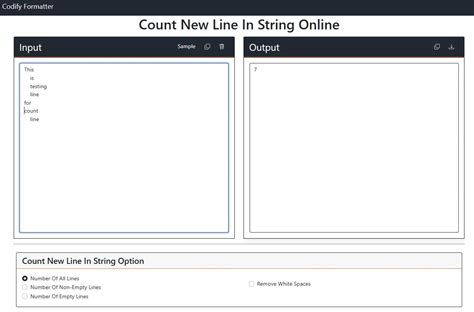 Count New Lines In String Js
