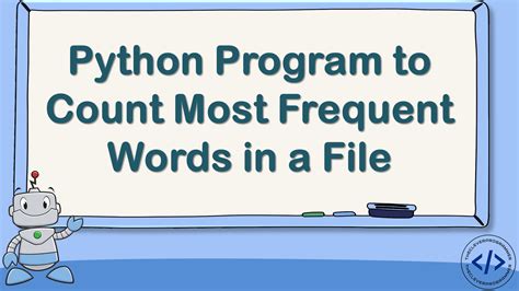 Count The Most Frequent Words In Python