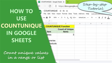 Google Sheets Pivot Table COUNTUNIQUE to count each unique item once