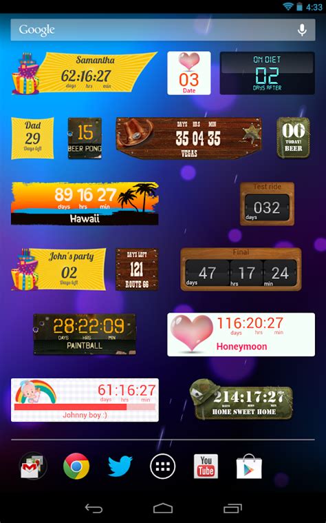 Countdown Days App & Widget Android Apps on Google Play