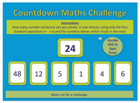 Countdown Maths Resources