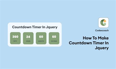 Countdown Timer Jquery Codepen