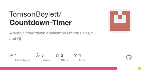 Countdown Timer Qt C++