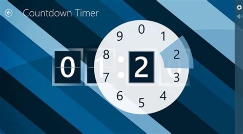 Countdown Timer Windows 10 App