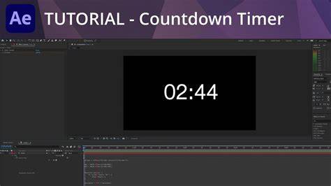 countdown tutorial after effects