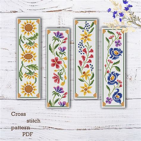 Counted Cross Stitch Bookmark Patterns