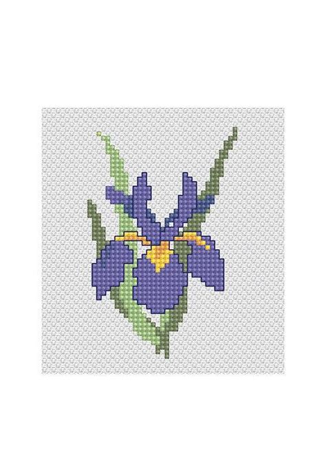 Counted Cross Stitch Kit Iris