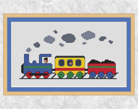 Counted Cross Stitch Train Patterns