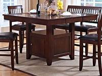 Steve Silver Rebecca 5 Piece Wine Storage Counter Height Dining Table