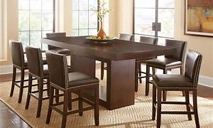 Progressive Furniture Willow Dining 5Piece Round Counter Height Table