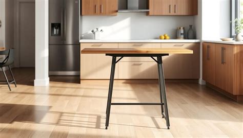 counter height foldable table