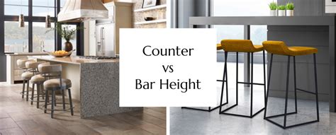 Counter Height Stools Vs Bar Stools
