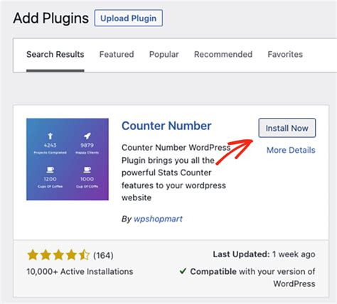 Counter Number Plugin Wordpress