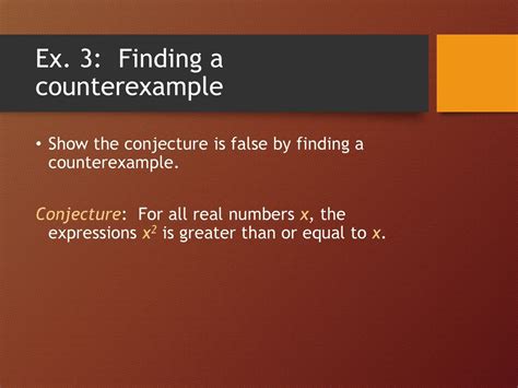 Counterexample Numbers