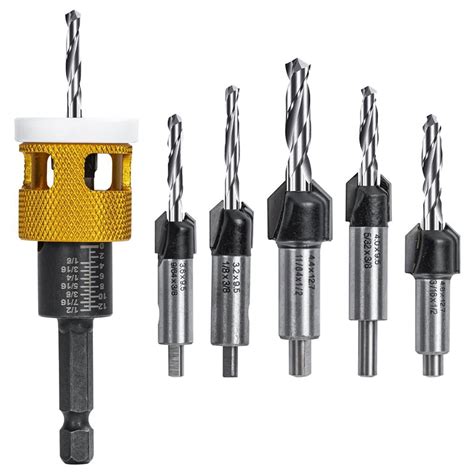 Countersink Bits With Depth Stop