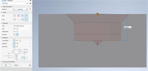 Countersunk Hole Inventor