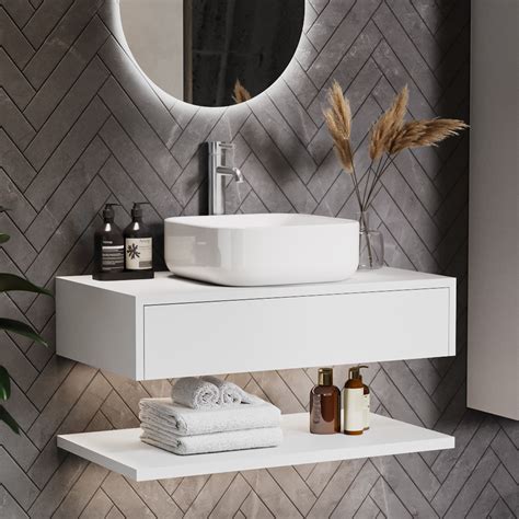 Countertop Vanity Unit White